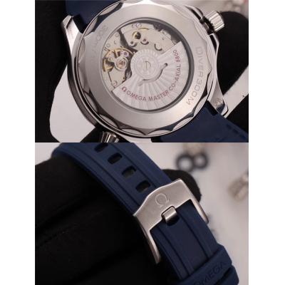 Replica Seamaster A21j Automatic Movement Mens Watch Blue Dial Rubber Strap D E216