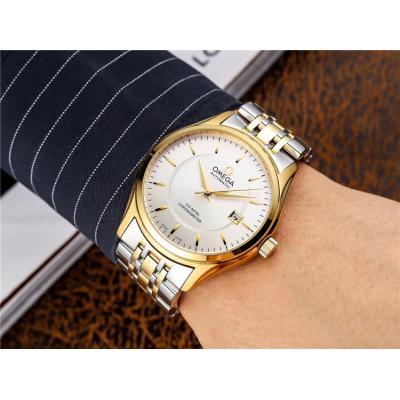 Replica De Ville A21j Automatic Movement Mens Watch Silver Dial Two Tone Rose Gold B E218