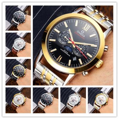 Replica Seamaster A21j Automatic Movement Mens Watch Black Dial Two Tone Yellow Gold E219