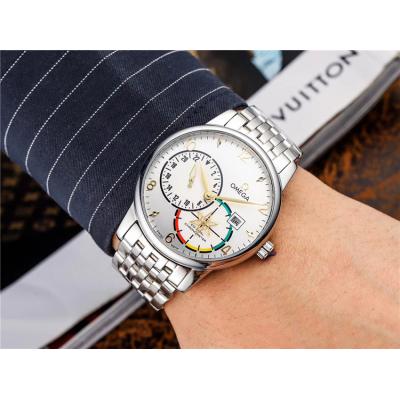 Replica Specialities A21j Automatic Movement Mens Watch Silver Dial Two Tone Yellow Gold B E224