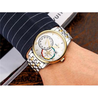 Replica Specialities A21j Automatic Movement Mens Watch Silver Dial Two Tone Yellow Gold B E224