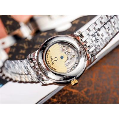 Replica Specialities A21j Automatic Movement Mens Watch Silver Dial Two Tone Yellow Gold B E224