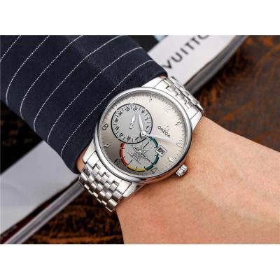 Replica Specialities A21j Automatic Movement Mens Watch Silver Dial Two Tone Yellow Gold B E224