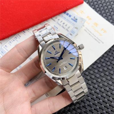 Replica Seamaster Japan Miyota 8215 Automatic Movement Mens Watch White Dial Stainless Steel B E237