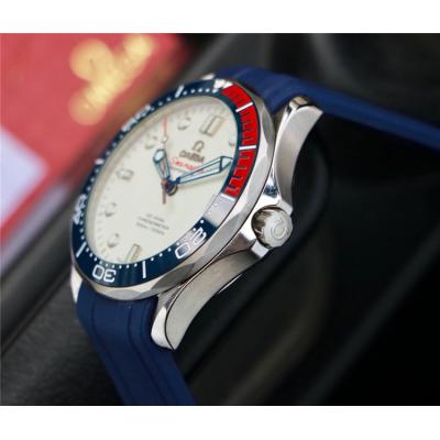 Replica Seamaster A21j Automatic Movement Mens Watch Blue Dial Rubber Strap E239