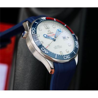 Replica Seamaster A21j Automatic Movement Mens Watch Blue Dial Rubber Strap E239