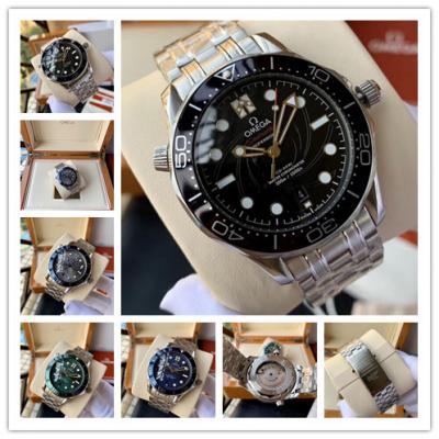 Replica Seamaster A21j Automatic Movement Mens Watch Black Dial Stainless Steel A E250