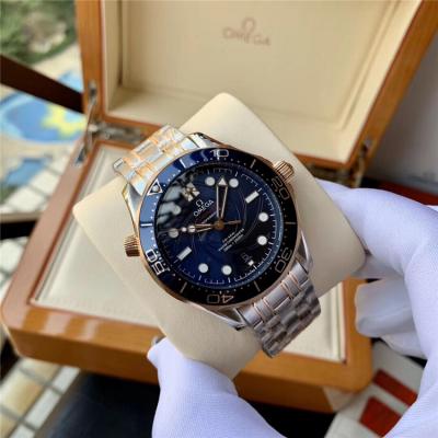 Replica Seamaster A21j Automatic Movement Mens Watch Blue Dial Rubber Strap C E250