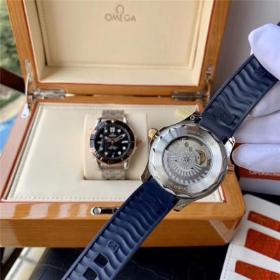 Replica Seamaster A21j Automatic Movement Mens Watch Blue Dial Rubber Strap C E250