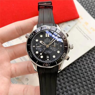 Replica Seamaster A21j Automatic Movement Mens Watch Blue Dial Rubber Strap A E262