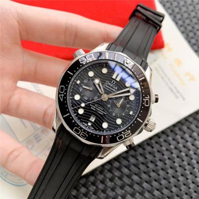 Replica Seamaster A21j Automatic Movement Mens Watch Blue Dial Rubber Strap A E262