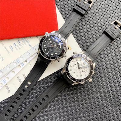 Replica Seamaster A21j Automatic Movement Mens Watch Blue Dial Rubber Strap A E262