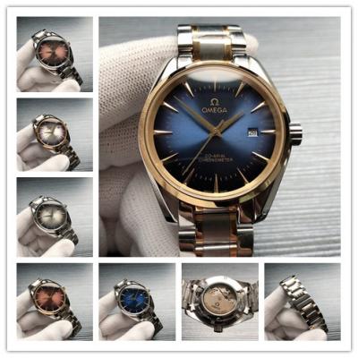 Replica Specialities A21j Automatic Movement Mens Watch Blue Dial Two Tone Yellow Gold B E275