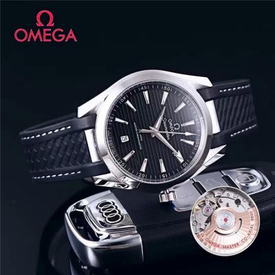 Replica Seamaster Japan Miyota 8215 Automatic Movement Mens Watch Black Dial Rubber Strap E280