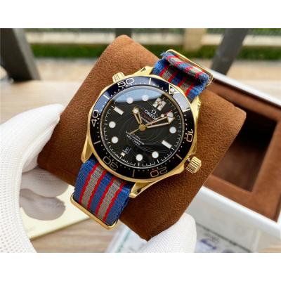 Replica Seamaster 8800 Automatic Movement Mens Watch Black Dial Nylon Strap E281