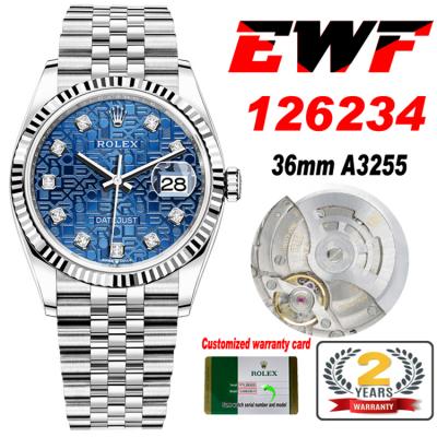 EWF Datejust 36 126234 A3235 Automatic Unisex Watc...