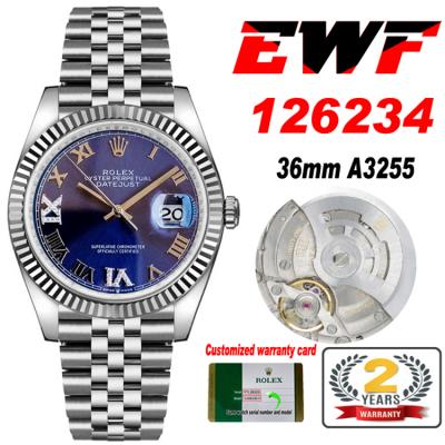 EWF Datejust 36 126234 A3235 Automatic Unisex Watc...