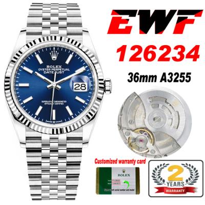 EWF Datejust 36 126234 A3235 Automatic Unisex Watc...