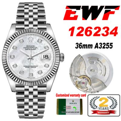 EWF Datejust 36 126234 A3235 Automatic Unisex Watc...