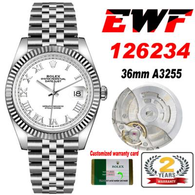 EWF Datejust 36 126234 A3235 Automatic Unisex Watc...