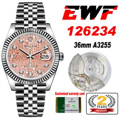 EWF Datejust 36 126234 A3235 Automatic Unisex Watc...