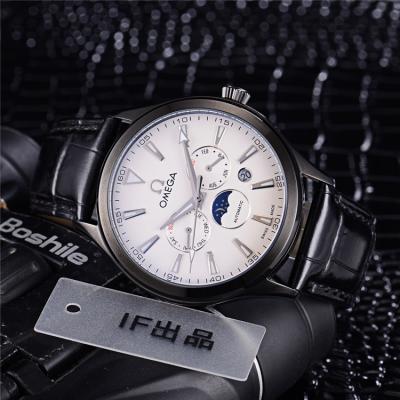 Replica Specialities A21j Automatic Movement Mens Watch White Dial Leather Strap A E288