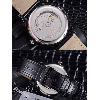 Replica Specialities A21j Automatic Movement Mens Watch White Dial Leather Strap A E288