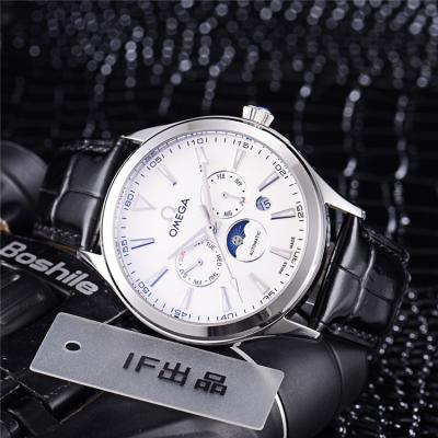 Replica Specialities A21j Automatic Movement Mens Watch Blue Dial Leather Strap B E288