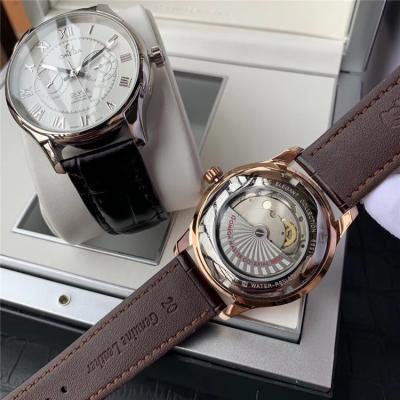 Replica De Ville A21j Automatic Movement Mens Watch Black Dial Two Tone Rose Gold E290