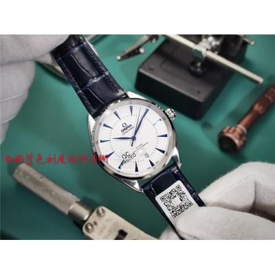 Replica Specialities Japan Miyota 8215 Automatic Movement Mens Watch Blue Dial Leather Strap E307