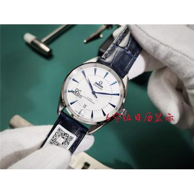 Replica Specialities Japan Miyota 8215 Automatic Movement Mens Watch Blue Dial Leather Strap E307