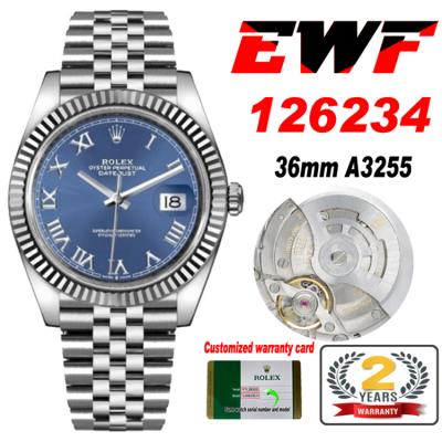 EWF Datejust 36 126234 A3235 Automatic Unisex Watc...