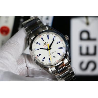 Replica Seamaster A21j Automatic Movement Mens Watch White Dial Stainless Steel A E350