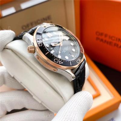 Replica Seamaster 8800 Automatic Movement Mens Watch Blue Dial Two Tone Rose Gold E351