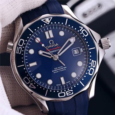 Replica Seamaster 8800 Automatic Movement Mens Watch Blue Dial Stainless Steel E361