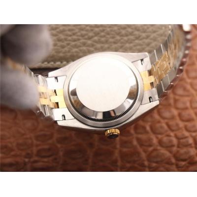 EWF Datejust 36 126233 A3235 Automatic Unisex Watch Two Tone YG Silver Roman Diamond 904L Jubilee Bracelet Best Edition