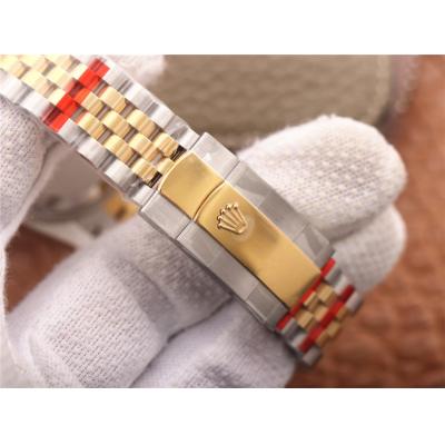 EWF Datejust 36 126233 A3235 Automatic Unisex Watch Two Tone YG Silver Roman Diamond 904L Jubilee Bracelet Best Edition