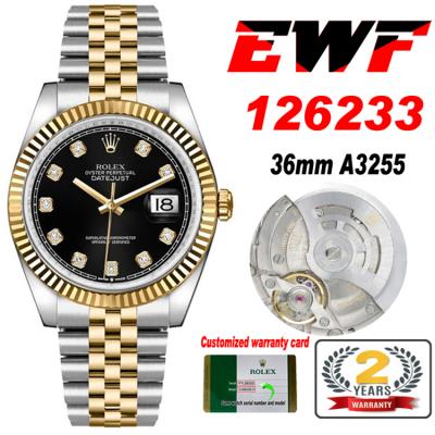 EWF Datejust 36 126233 A3235 Automatic Unisex Watc...