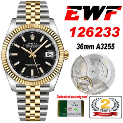 EWF Datejust 36 126233 A3235 Automatic Unisex Watc...