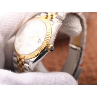 EWF Datejust 36 126233 A3235 Automatic Unisex Watch Two Tone YG MOP Diamonds Dial 904L Jubilee Bracelet Best Edition