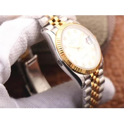 EWF Datejust 36 126233 A3235 Automatic Unisex Watch Two Tone YG MOP Diamonds Dial 904L Jubilee Bracelet Best Edition