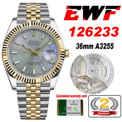 EWF Datejust 36 126233 A3235 Automatic Unisex Watc...