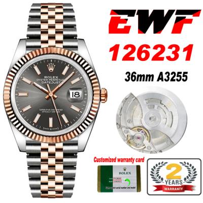 EWF Datejust 36 126233 A3235 Automatic Unisex Watc...