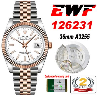 EWF Datejust 36 126233 A3235 Automatic Unisex Watc...