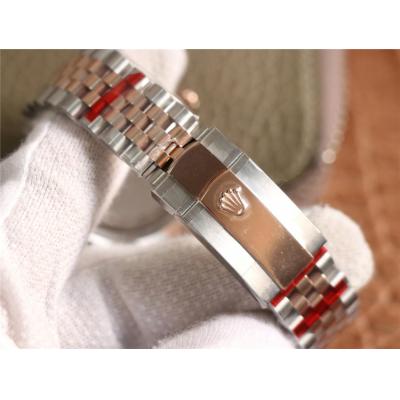 EWF Datejust 36 126233 A3235 Automatic Unisex Watch Two Tone RG Brown Logo Diamond Dial 904L Jubilee Bracelet Best Editi