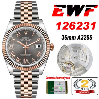 EWF Datejust 36 126233 A3235 Automatic Unisex Watc...