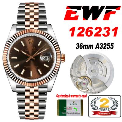 EWF Datejust 36 126233 A3235 Automatic Unisex Watc...