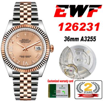 EWF Datejust 36 126233 A3235 Automatic Unisex Watc...