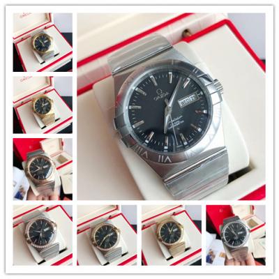 Replica Constellation Japan Miyota 8205 Automatic Mens Watch Black Dial Stainless Steel D E380