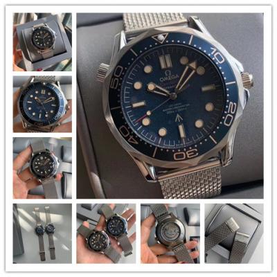 Replica Seamaster A21j Automatic Movement Mens Watch Blue Dial Stainless Steel E386